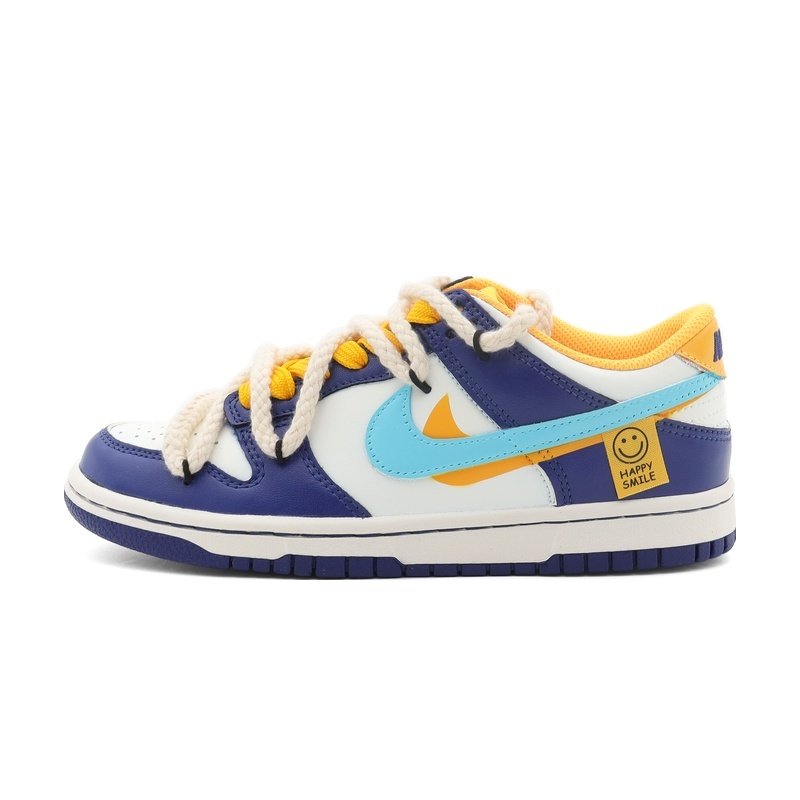 Custom Dunks Shoes Sunshine Joy Blue Yellow