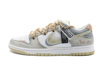 Custom Dunks Shoes Uber Hero Beige Brown