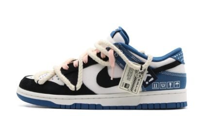 Custom Dunks Shoes Western Cowboy Black Blue