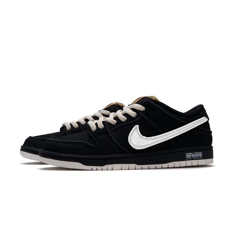 Custom Dunks Shoes White Hole Black White - Image 3