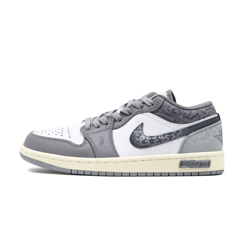 Custom Jordans Shoes Bronze Ware Gray White