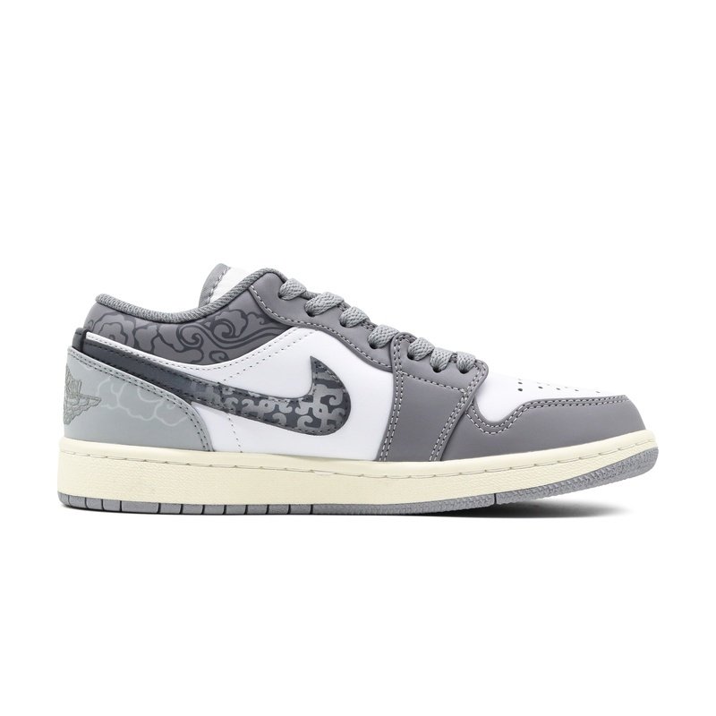 Custom Jordans Shoes Bronze Ware Gray White - Image 2