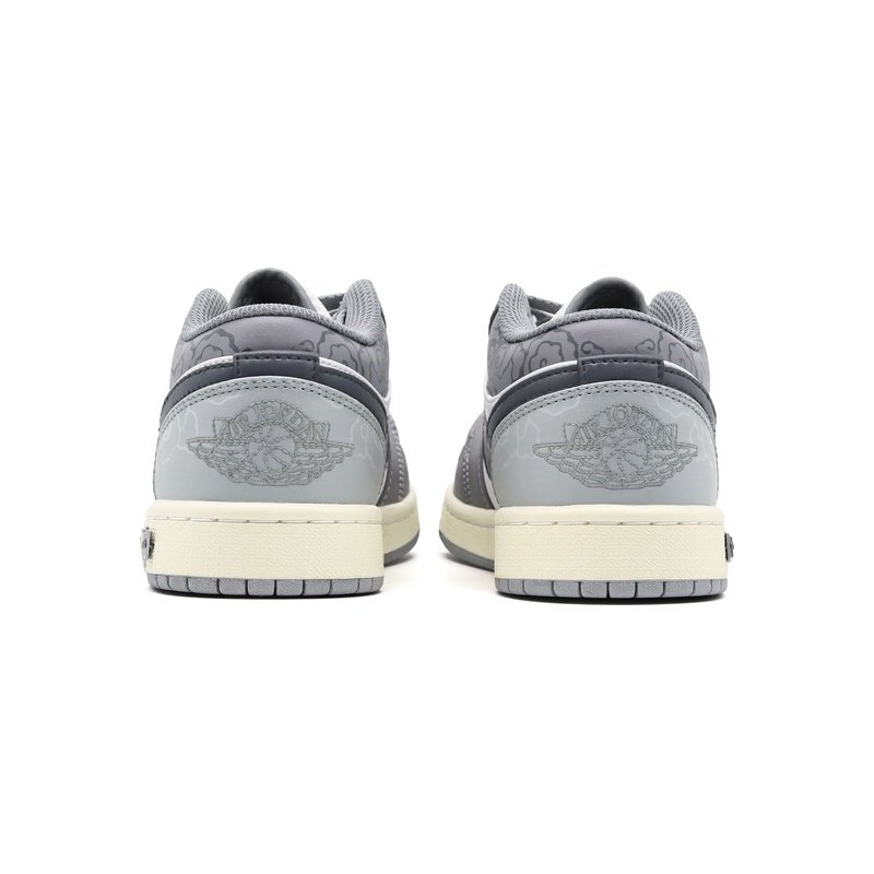 Custom Jordans Shoes Bronze Ware Gray White - Image 4