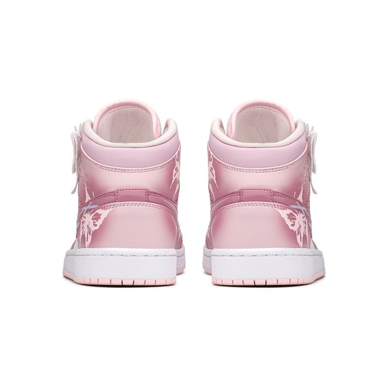 Custom Jordans Shoes Butterfly Trail Pink Purple - Image 4