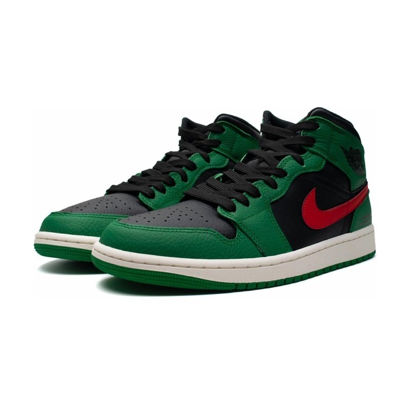 Custom Jordans Shoes Enlightenment Green Black Red - Image 3