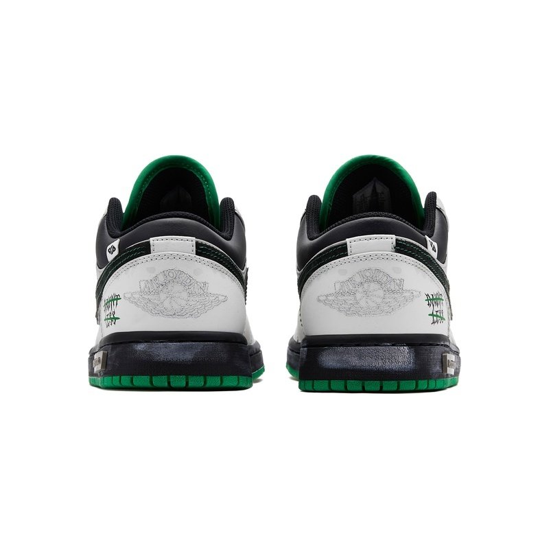 Custom Jordans Shoes Explore Wilderness Gray Black - Image 4