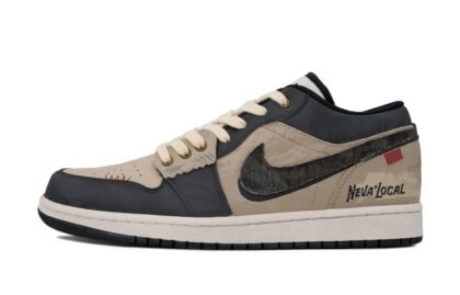 Custom Jordans Shoes Old Bookshop Brown Gray