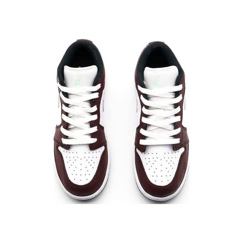 Custom Jordans Shoes Quiet Wine Red White - Image 4