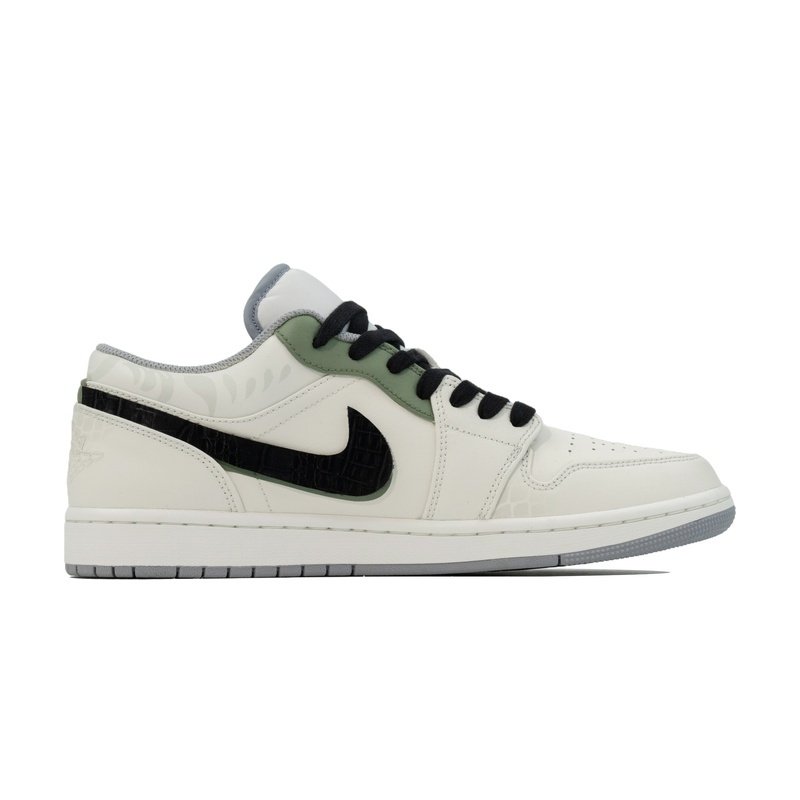 Custom Jordans Shoes Salazar Slytherin Gray Black - Image 2