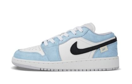 Custom Jordans Shoes Sea Salt Cheese Blue White