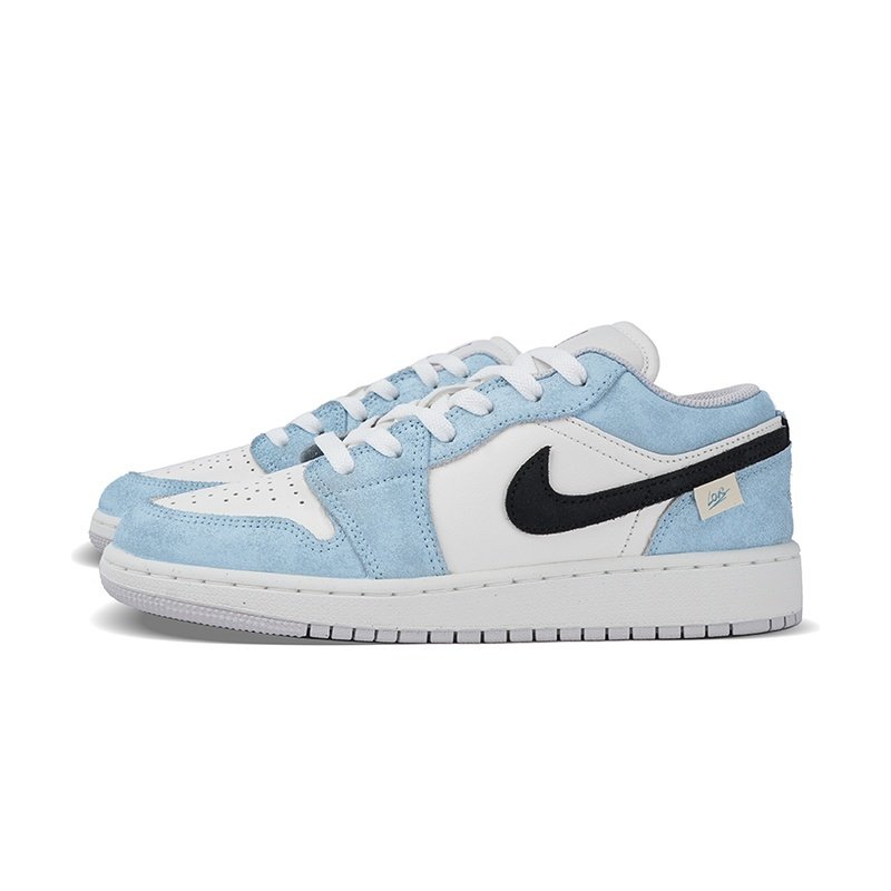 Custom Jordans Shoes Sea Salt Cheese Blue White - Image 3