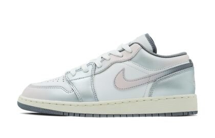 Custom Jordans Shoes Silver Wing White Silver