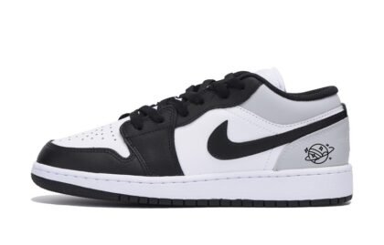 Custom Jordans Shoes Small Planet Black White