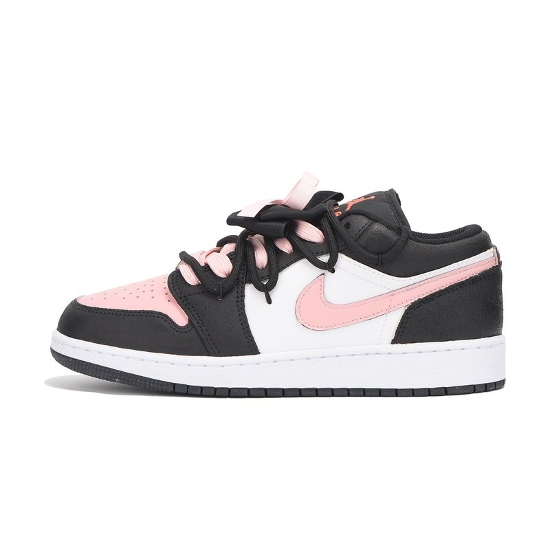 Custom Jordans Shoes Small Strawberry Pink Black