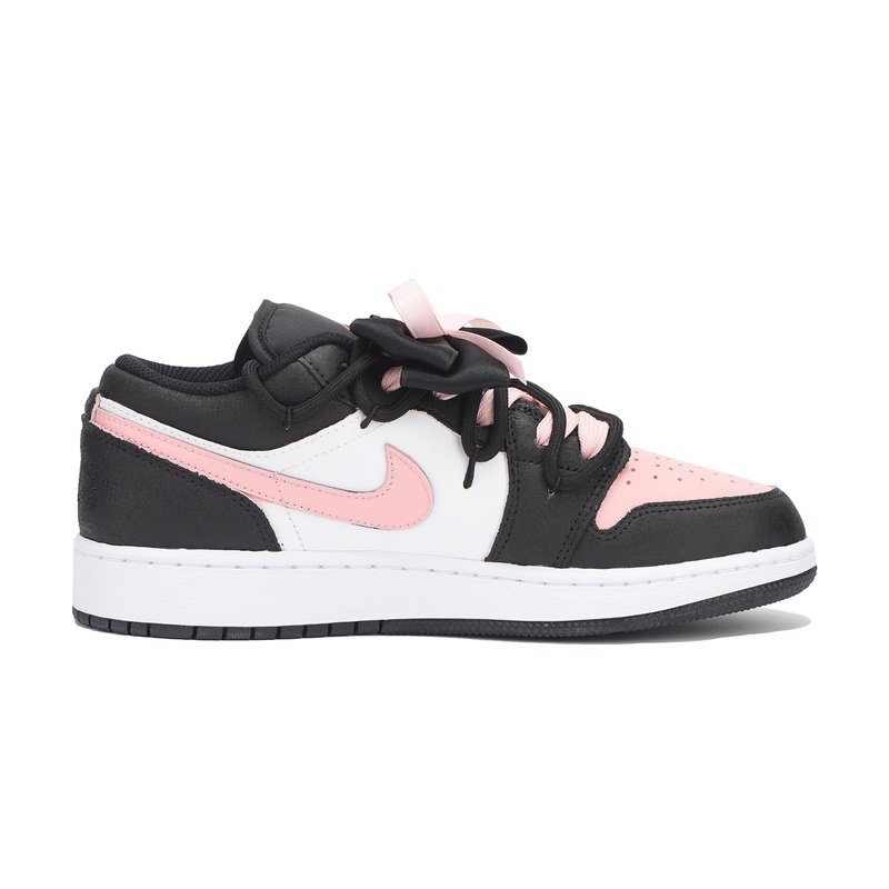 Custom Jordans Shoes Small Strawberry Pink Black - Image 2