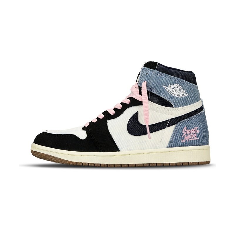 Custom Jordans Shoes Street Mode Black White