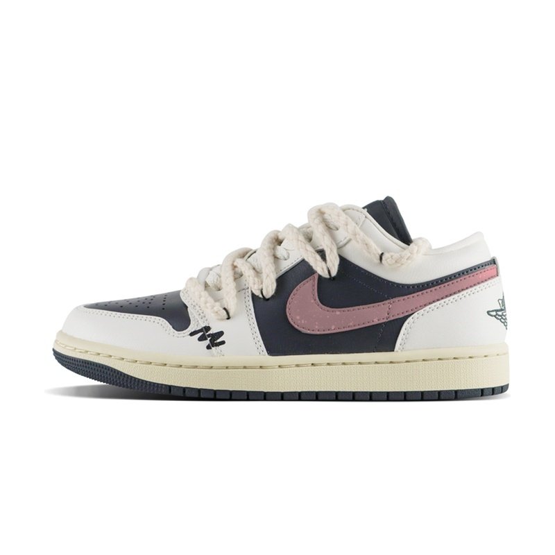 Custom Jordans Shoes Sunset Glow Black White